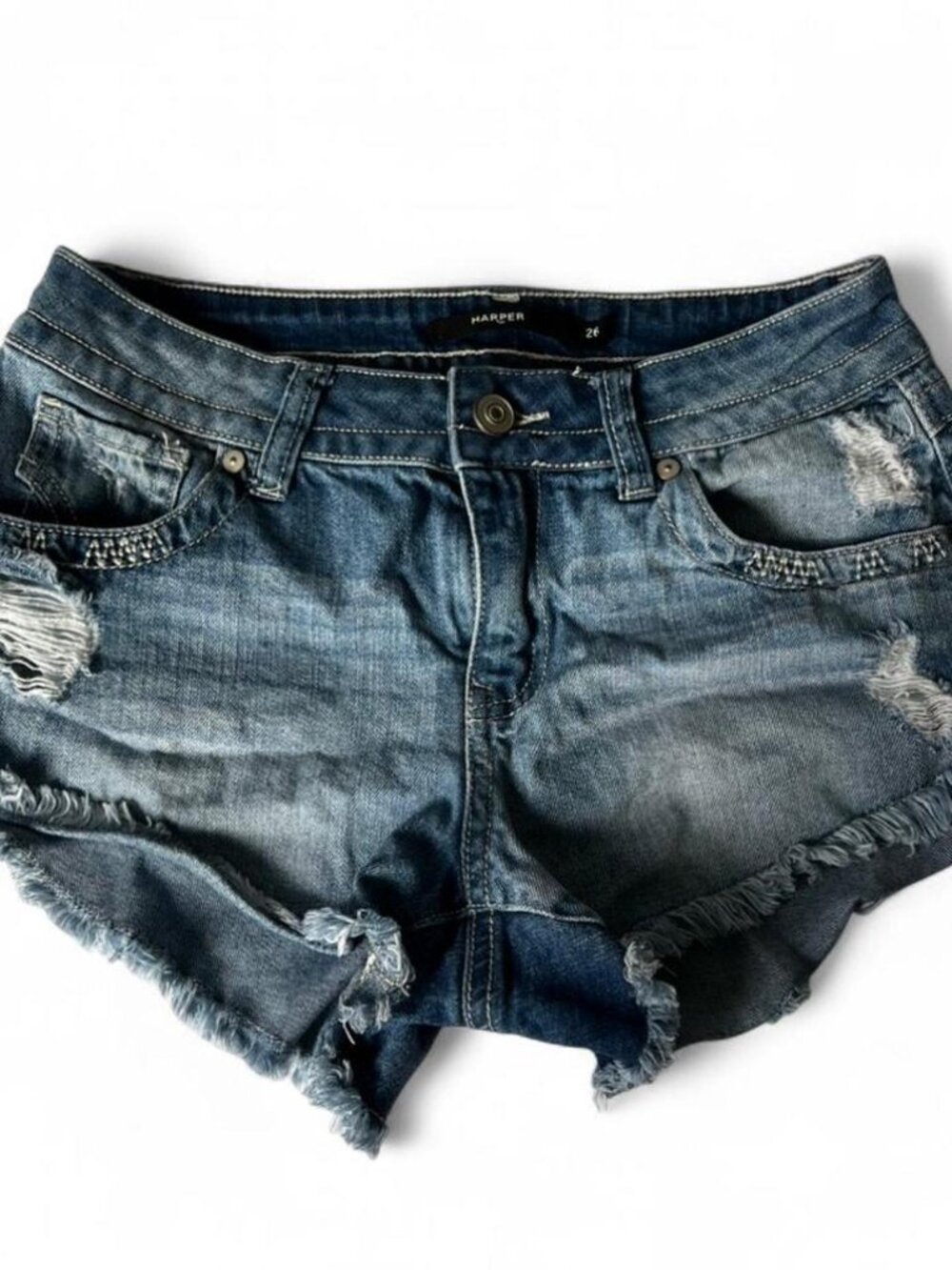 Hey Harper Women's Blue and Navy Shorts